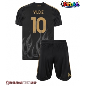 Juventus Kenan Yildiz #10 Alternativní dres komplet pro Děti 2026-27 Krátkým Rukávem (+ Krátké kalhoty)