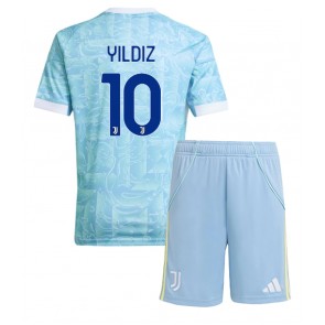 Juventus Kenan Yildiz #10 Venkovní dres komplet pro Děti 2025-26 Krátkým Rukávem (+ Krátké kalhoty)