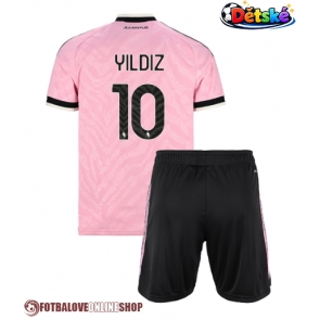 Juventus Kenan Yildiz #10 Venkovní dres komplet pro Děti 2026-27 Krátkým Rukávem (+ Krátké kalhoty)