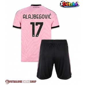 Juventus Kerim Alajbegovic #17 Venkovní dres komplet pro Děti 2026-27 Krátkým Rukávem (+ Krátké kalhoty)