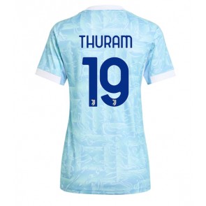 Juventus Khephren Thuram #19 Venkovní Dres pro Dámy 2025-26 Krátkým Rukávem