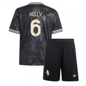 Juventus Lloyd Kelly #6 Alternativní dres komplet pro Děti 2025-26 Krátkým Rukávem (+ Krátké kalhoty)