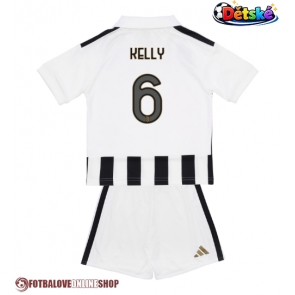 Juventus Lloyd Kelly #6 Domácí dres komplet pro Děti 2026-27 Krátkým Rukávem (+ Krátké kalhoty)