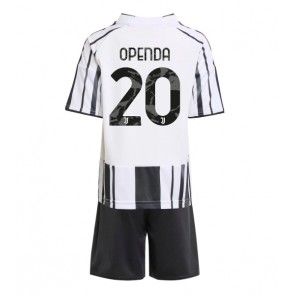Juventus Lois Openda #20 Domácí dres komplet pro Děti 2025-26 Krátkým Rukávem (+ Krátké kalhoty)