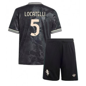 Juventus Manuel Locatelli #5 Alternativní dres komplet pro Děti 2025-26 Krátkým Rukávem (+ Krátké kalhoty)