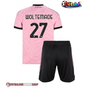 Juventus Nick Woltemade #27 Venkovní dres komplet pro Děti 2026-27 Krátkým Rukávem (+ Krátké kalhoty)