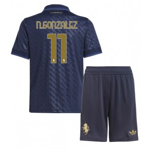 Juventus Nicolas Gonzalez #11 Alternativní dres komplet pro Děti 2024-25 Krátkým Rukávem (+ Krátké kalhoty)