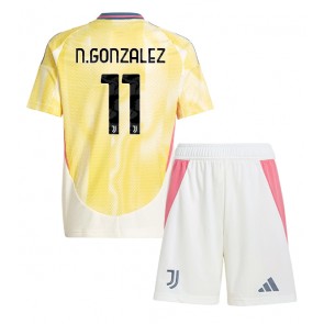 Juventus Nicolas Gonzalez #11 Venkovní dres komplet pro Děti 2024-25 Krátkým Rukávem (+ Krátké kalhoty)