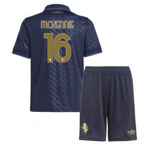 Juventus Weston McKennie #16 Alternativní dres komplet pro Děti 2024-25 Krátkým Rukávem (+ Krátké kalhoty)