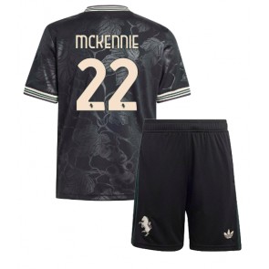 Juventus Weston McKennie #22 Alternativní dres komplet pro Děti 2025-26 Krátkým Rukávem (+ Krátké kalhoty)