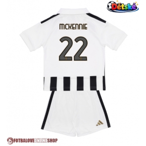 Juventus Weston McKennie #22 Domácí dres komplet pro Děti 2026-27 Krátkým Rukávem (+ Krátké kalhoty)