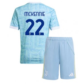 Juventus Weston McKennie #22 Venkovní dres komplet pro Děti 2025-26 Krátkým Rukávem (+ Krátké kalhoty)