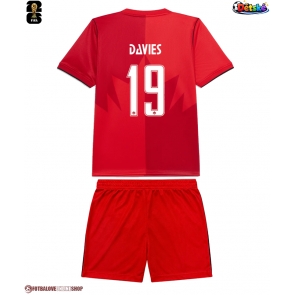 Kanada Alphonso Davies #19 Domácí dres komplet pro Děti MS 2026 Krátkým Rukávem (+ Krátké kalhoty)