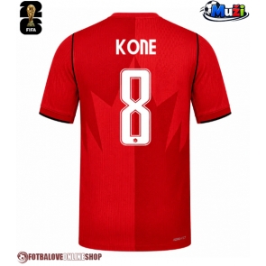 Kanada Ismael Kone #8 Domácí Dres MS 2026 Krátkým Rukávem