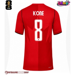 Kanada Ismael Kone #8 Domácí Dres pro Dámy MS 2026 Krátkým Rukávem