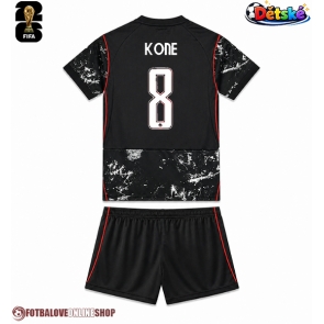 Kanada Ismael Kone #8 Venkovní dres komplet pro Děti MS 2026 Krátkým Rukávem (+ Krátké kalhoty)