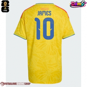 Kolumbie James Rodriguez #10 Domácí Dres pro Dámy MS 2026 Krátkým Rukávem
