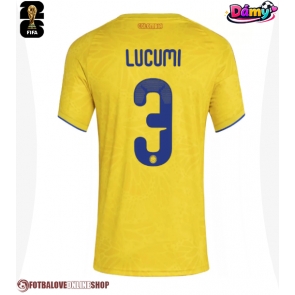 Kolumbie Jhon Lucumi #3 Domácí Dres pro Dámy MS 2026 Krátkým Rukávem