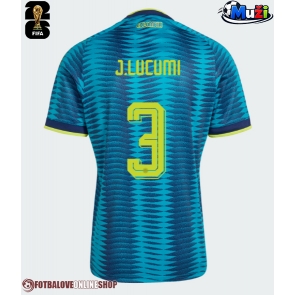 Kolumbie Jhon Lucumi #3 Venkovní Dres MS 2026 Krátkým Rukávem