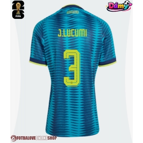 Kolumbie Jhon Lucumi #3 Venkovní Dres pro Dámy MS 2026 Krátkým Rukávem