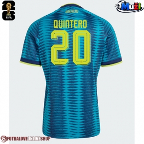 Kolumbie Juan Fernando Quintero #20 Venkovní Dres MS 2026 Krátkým Rukávem
