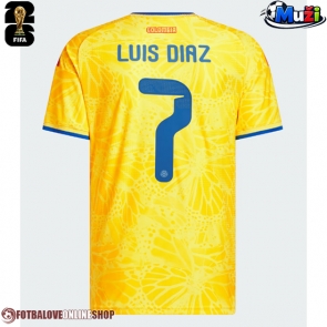 Kolumbie Luis Diaz #7 Domácí Dres MS 2026 Krátkým Rukávem