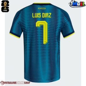Kolumbie Luis Diaz #7 Venkovní Dres MS 2026 Krátkým Rukávem