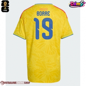 Kolumbie Rafael Santos Borre #19 Domácí Dres pro Dámy MS 2026 Krátkým Rukávem