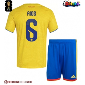 Kolumbie Richard Rios #6 Domácí dres komplet pro Děti MS 2026 Krátkým Rukávem (+ Krátké kalhoty)