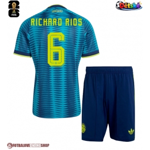 Kolumbie Richard Rios #6 Venkovní dres komplet pro Děti MS 2026 Krátkým Rukávem (+ Krátké kalhoty)