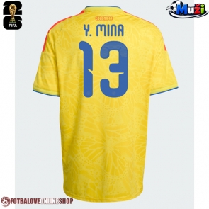 Kolumbie Yerry Mina #13 Domácí Dres MS 2026 Krátkým Rukávem