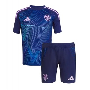 Leeds United Alternativní dres komplet pro Děti 2024-25 Krátkým Rukávem (+ Krátké kalhoty)