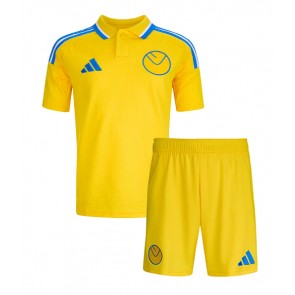 Leeds United Venkovní dres komplet pro Děti 2024-25 Krátkým Rukávem (+ Krátké kalhoty)