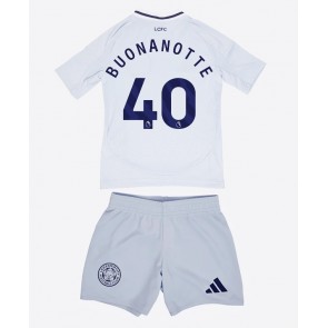 Leicester City Facundo Buonanotte #40 Alternativní dres komplet pro Děti 2024-25 Krátkým Rukávem (+ Krátké kalhoty)