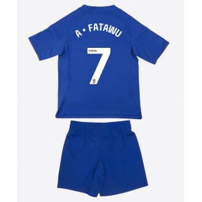 Leicester City Issahaku Fatawu #7 Domácí dres komplet pro Děti 2025-26 Krátkým Rukávem (+ Krátké kalhoty)
