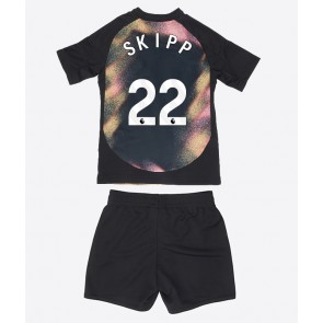 Leicester City Oliver Skipp #22 Venkovní dres komplet pro Děti 2024-25 Krátkým Rukávem (+ Krátké kalhoty)