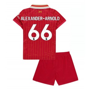 Liverpool Alexander-Arnold #66 Domácí dres komplet pro Děti 2024-25 Krátkým Rukávem (+ Krátké kalhoty)