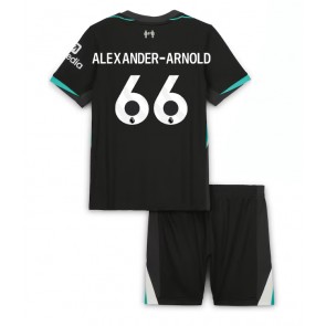 Liverpool Alexander-Arnold #66 Venkovní dres komplet pro Děti 2024-25 Krátkým Rukávem (+ Krátké kalhoty)