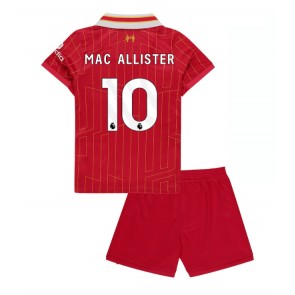 Liverpool Alexis Mac Allister #10 Domácí dres komplet pro Děti 2024-25 Krátkým Rukávem (+ Krátké kalhoty)