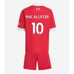 Liverpool Alexis Mac Allister #10 Domácí dres komplet pro Děti 2025-26 Krátkým Rukávem (+ Krátké kalhoty)