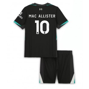Liverpool Alexis Mac Allister #10 Venkovní dres komplet pro Děti 2024-25 Krátkým Rukávem (+ Krátké kalhoty)