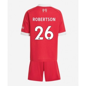 Liverpool Andrew Robertson #26 Domácí dres komplet pro Děti 2025-26 Krátkým Rukávem (+ Krátké kalhoty)
