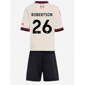 Liverpool Andrew Robertson #26 Venkovní dres komplet pro Děti 2025-26 Krátkým Rukávem (+ Krátké kalhoty)