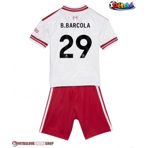 Liverpool Bradley Barcola #29 Venkovní dres komplet pro Děti 2026-27 Krátkým Rukávem (+ Krátké kalhoty)