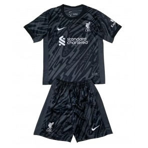 Liverpool Brankář Domácí dres komplet pro Děti 2024-25 Krátkým Rukávem (+ Krátké kalhoty)