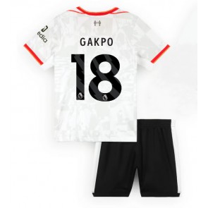 Liverpool Cody Gakpo #18 Alternativní dres komplet pro Děti 2024-25 Krátkým Rukávem (+ Krátké kalhoty)