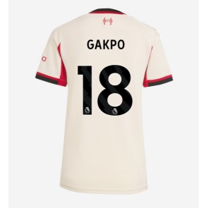 Liverpool Cody Gakpo #18 Venkovní Dres pro Dámy 2025-26 Krátkým Rukávem