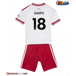 Liverpool Cody Gakpo #18 Venkovní dres komplet pro Děti 2026-27 Krátkým Rukávem (+ Krátké kalhoty)