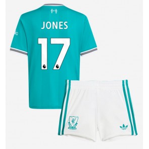 Liverpool Curtis Jones #17 Alternativní dres komplet pro Děti 2025-26 Krátkým Rukávem (+ Krátké kalhoty)