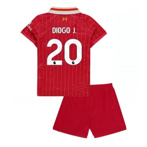Liverpool Diogo Jota #20 Domácí dres komplet pro Děti 2024-25 Krátkým Rukávem (+ Krátké kalhoty)